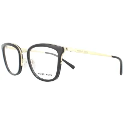 Michael Kors Square^Glasses Frames Coconut Grove MK3032 3332 Light Gold Black