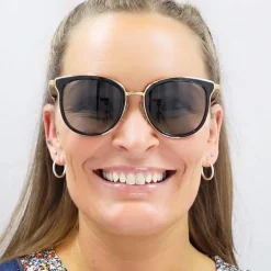 Michael Kors Polarised^Sunglasses Adrianna 1 1010 1100T3 Black Gold Grey Gradien