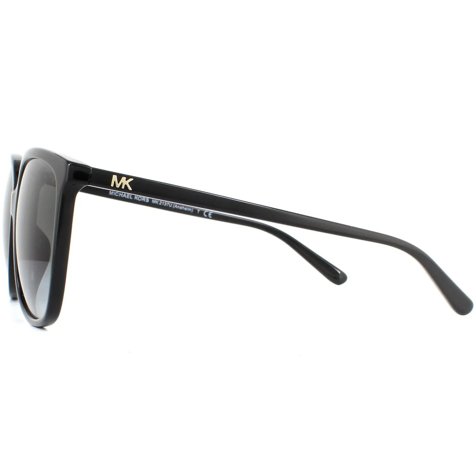 Michael Kors Square^Sunglasses Anaheim MK2137U 30058G Black Dark Grey Gradien