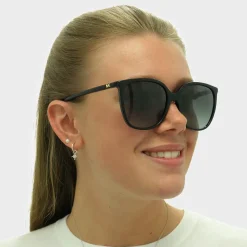 Michael Kors Square^Sunglasses Anaheim MK2137U 30058G Black Dark Grey Gradien