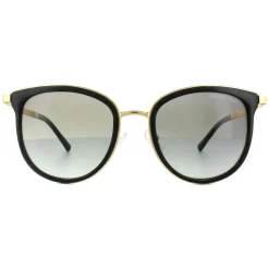Michael Kors Cat-Eye^Sunglasses Adrianna 1 1010 110011 Black Gold Grey Gradien