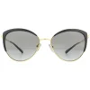 Michael Kors Cat-Eye^Sunglasses Biscayne MK1046 110011 Light Gold Black Dark G