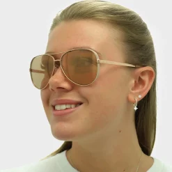 Michael Kors Aviator^Sunglasses Chelsea 5004 1017R1 Polished Rose Gold Rose Go