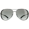Michael Kors Aviator^Sunglasses Chelsea 5004 101311 Gunmetal Black Grey Gradie