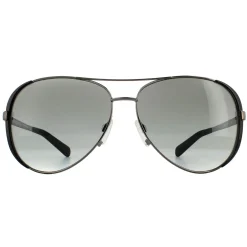 Michael Kors Aviator^Sunglasses Chelsea 5004 101311 Gunmetal Black Grey Gradie