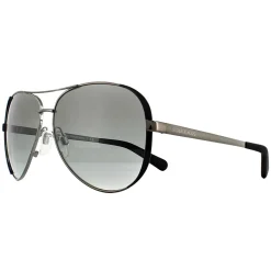 Michael Kors Aviator^Sunglasses Chelsea 5004 101311 Gunmetal Black Grey Gradie