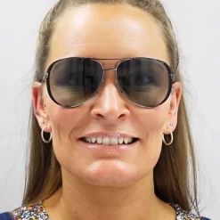 Michael Kors Polarised^Sunglasses Chelsea 5004 1014/T5 Gold Dark Chocolate Brown