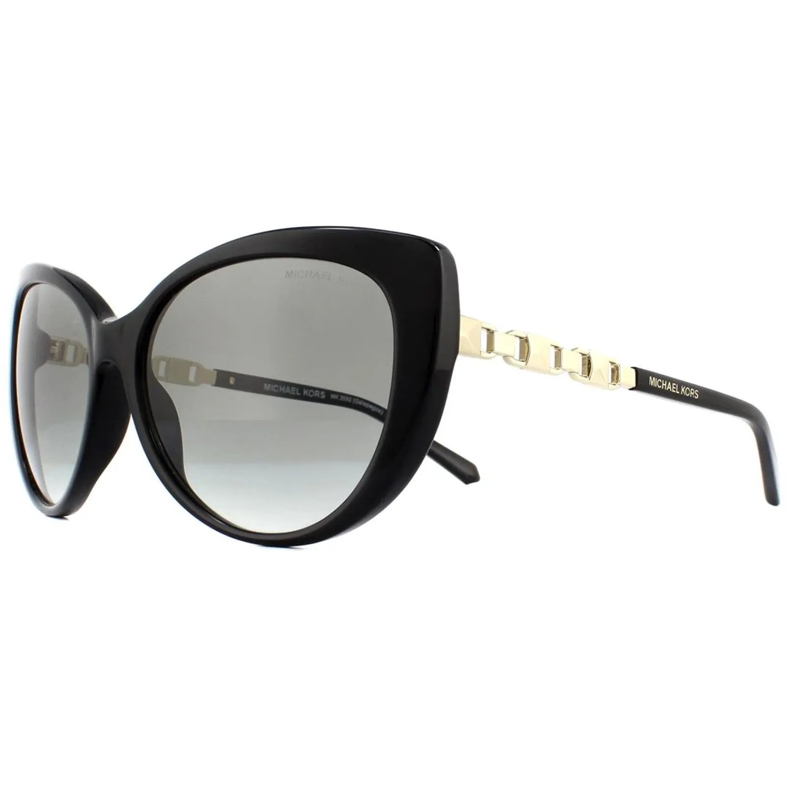 Michael Kors Cat-Eye^Sunglasses Galapagos MK2092 300511 Black Grey Gradient