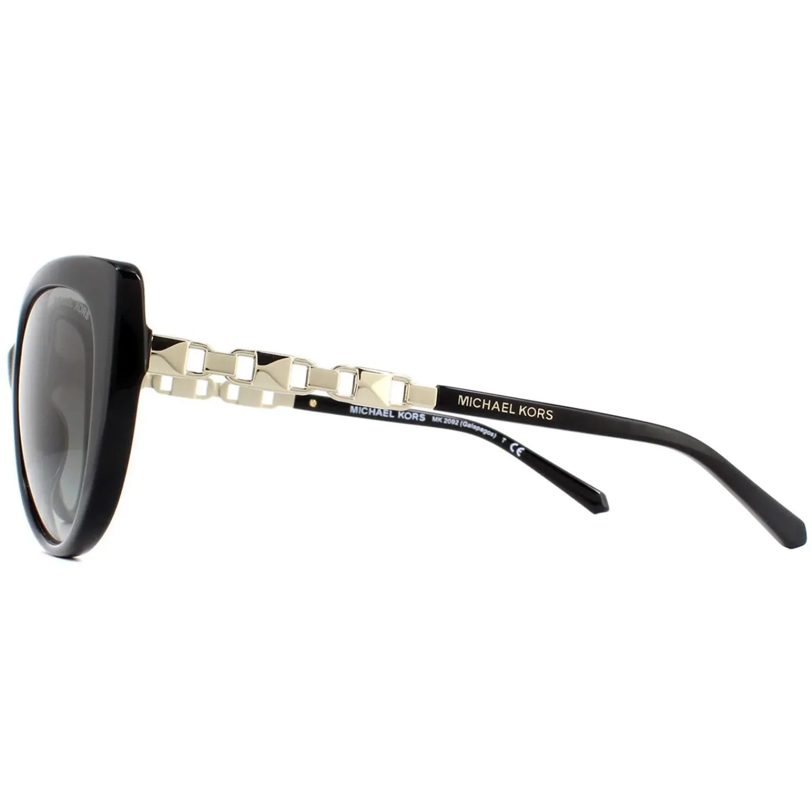 Michael Kors Cat-Eye^Sunglasses Galapagos MK2092 300511 Black Grey Gradient