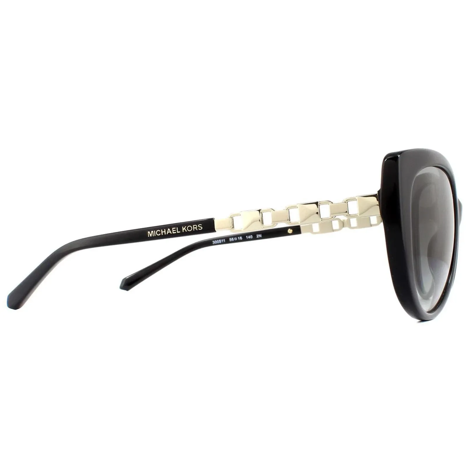 Michael Kors Cat-Eye^Sunglasses Galapagos MK2092 300511 Black Grey Gradient