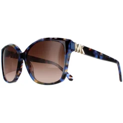 Michael Kors Square^Sunglasses MK2201 Malia 395213 Bright Blue Tortoise Brown
