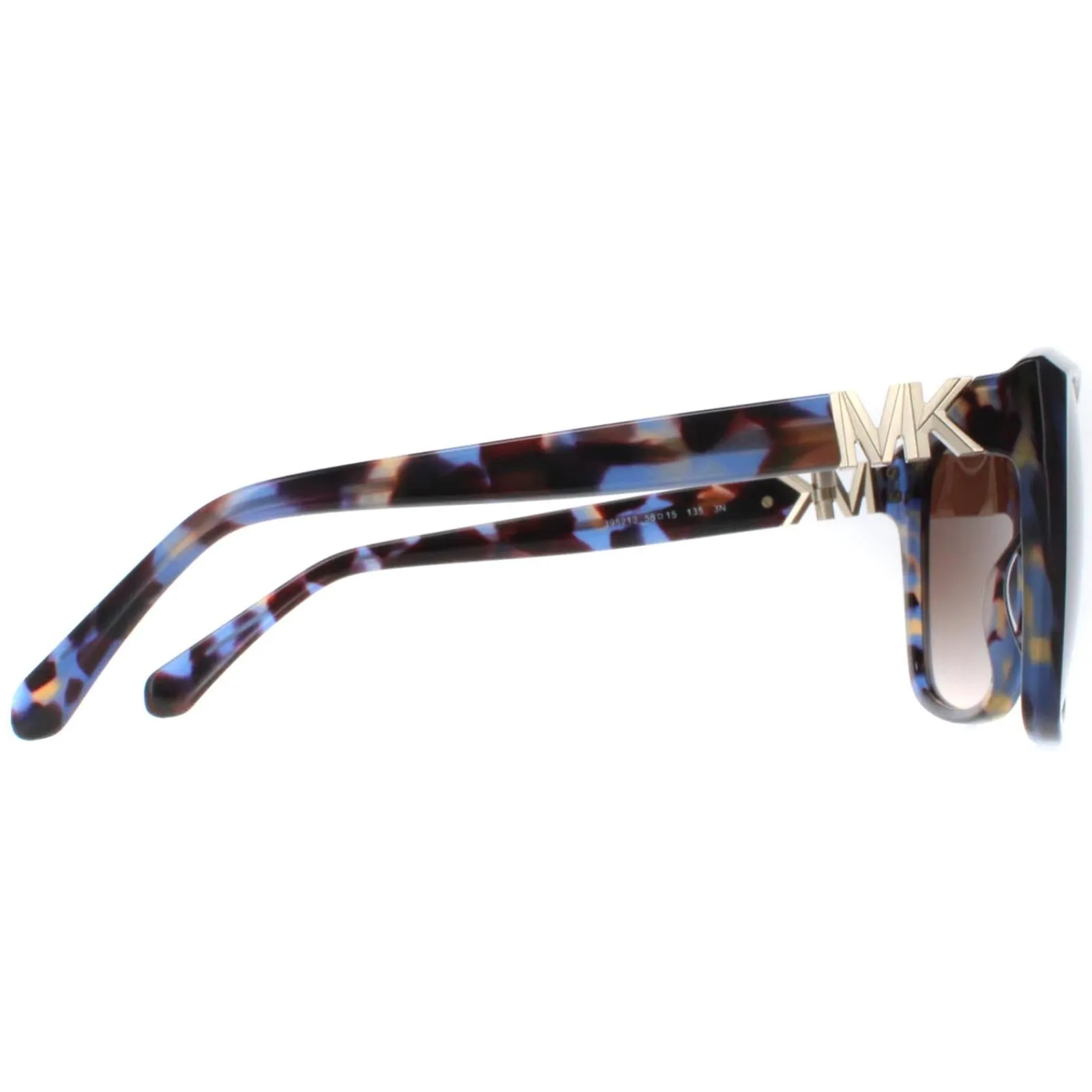 Michael Kors Square^Sunglasses MK2201 Malia 395213 Bright Blue Tortoise Brown