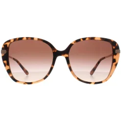 Michael Kors Square^Sunglasses MK2185BU 344913 Pink Tortoise Brown Pink Gradi