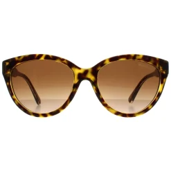Michael Kors Cat-Eye^Sunglasses MK2158 310213 Dark Tortoise on Clear Brown Gra