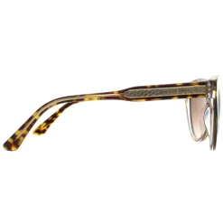 Michael Kors Cat-Eye^Sunglasses MK2158 310213 Dark Tortoise on Clear Brown Gra