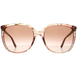 Michael Kors Square^Sunglasses MK2137U 317513 Rose Transparent Brown Pink Gra