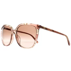 Michael Kors Square^Sunglasses MK2137U 317513 Rose Transparent Brown Pink Gra