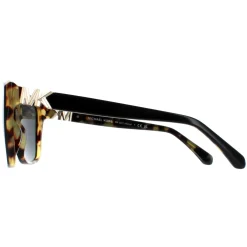 Michael Kors Square^Sunglasses MK2201 Malia 395173 Dark Tortoise and Cream To