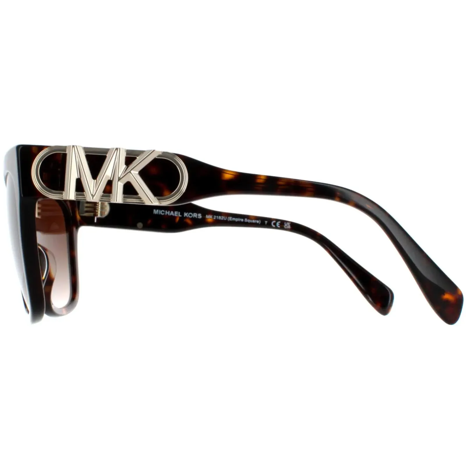Michael Kors Cat-Eye^Sunglasses MK2182U Empire Square 300613 Dark Tortoise Bro