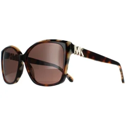Michael Kors Square^Sunglasses MK2201 Malia 395173 Dark Tortoise and Cream To