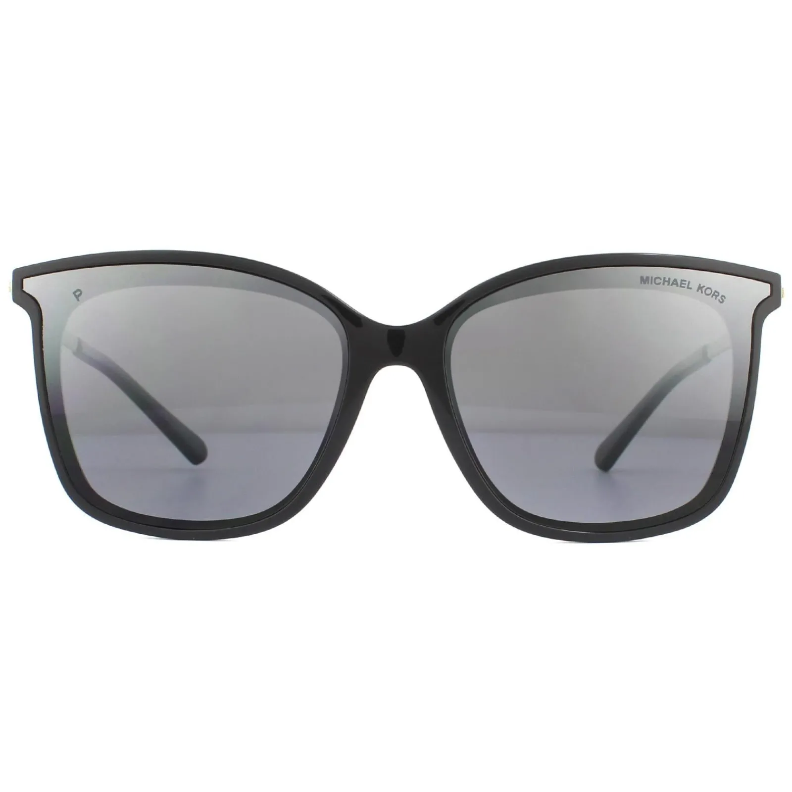 Michael Kors Polarised^Sunglasses Zermatt 2079U 333282 Black Silver Grey Gradien