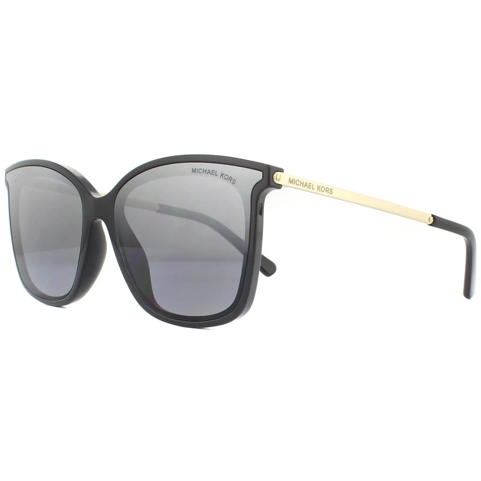 Michael Kors Polarised^Sunglasses Zermatt 2079U 333282 Black Silver Grey Gradien