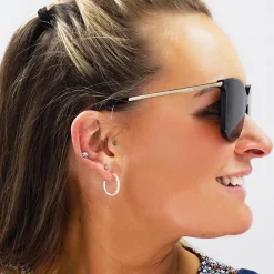 Michael Kors Polarised^Sunglasses Zermatt 2079U 333282 Black Silver Grey Gradien