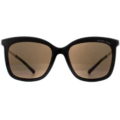 Michael Kors Square^Sunglasses Zermatt 2079U 333273 Shiny Black & Metallic Go