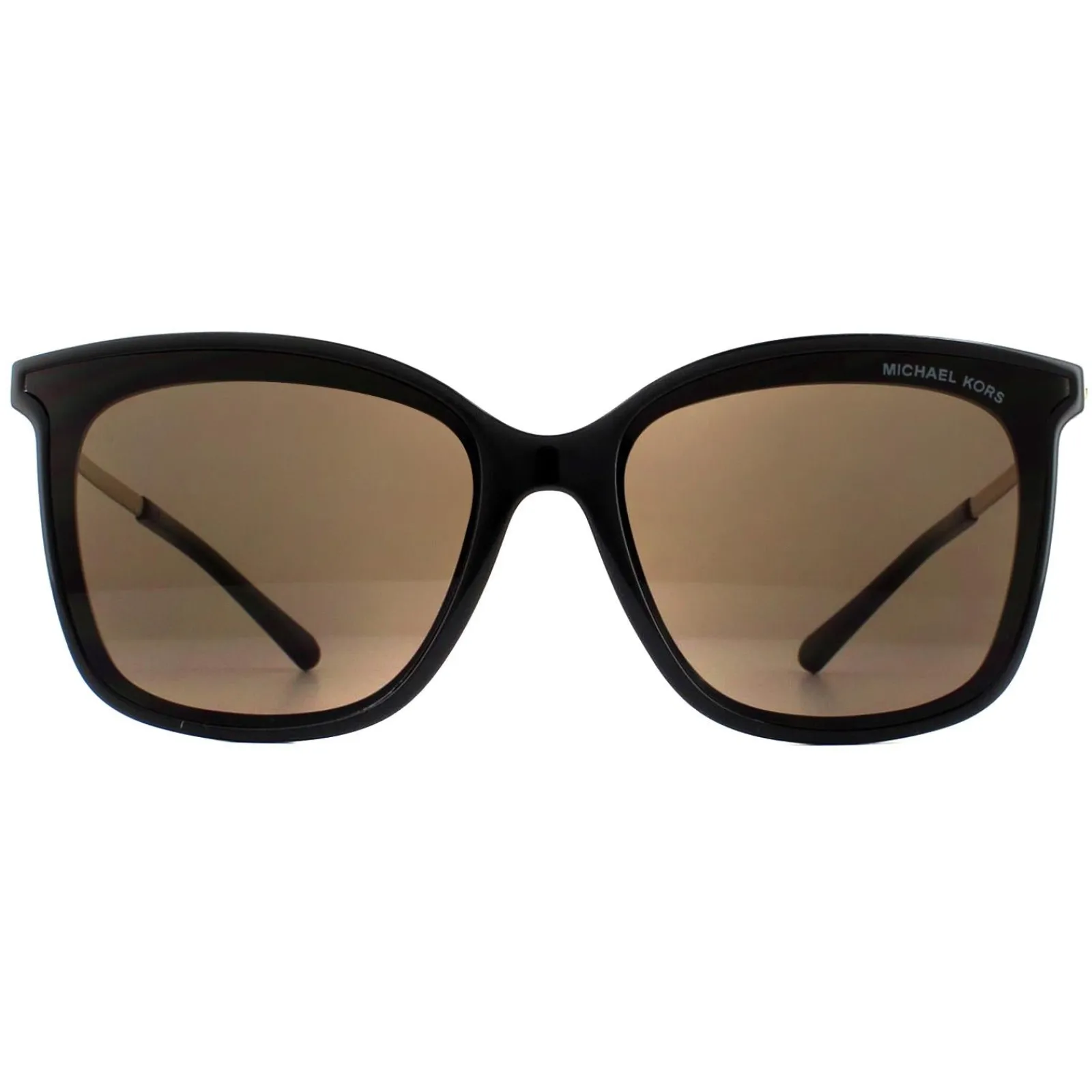 Michael Kors Square^Sunglasses Zermatt 2079U 333273 Shiny Black & Metallic Go