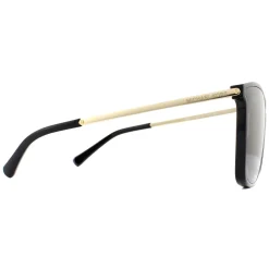 Michael Kors Square^Sunglasses Zermatt 2079U 333273 Shiny Black & Metallic Go