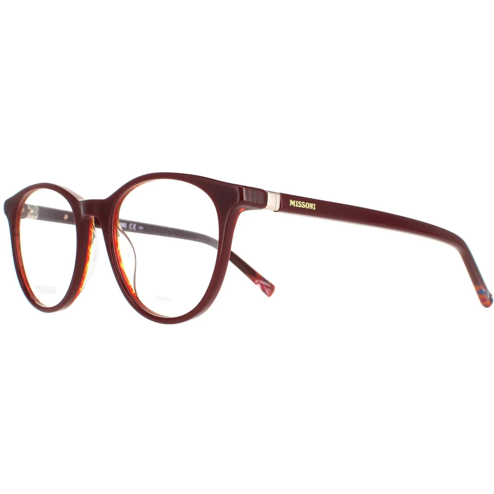 Missoni Round|Round^Glasses Frames MIS 0019 LHF Burgundy Women