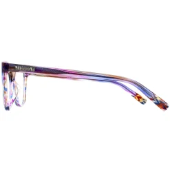 Missoni Square^Glasses Frames MIS 0013 V43 Transparent Striped Purple Women