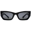 Miu Miu Rectangle^Sunglasses MU09WS 1AB5S0 Black Dark Grey