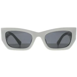 Miu Miu Rectangle^Sunglasses MU09WS 1425S0 White Dark Grey