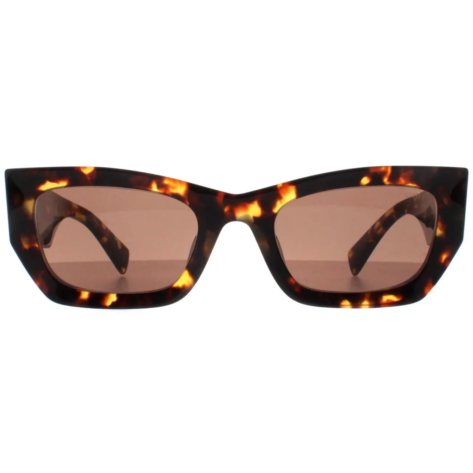 Miu Miu Rectangle^Sunglasses MU09WS VAU06B Honey Havana Dark Brown