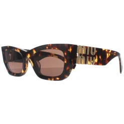 Miu Miu Rectangle^Sunglasses MU09WS VAU06B Honey Havana Dark Brown