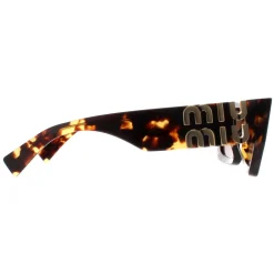 Miu Miu Rectangle^Sunglasses MU09WS VAU06B Honey Havana Dark Brown