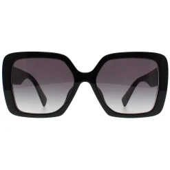 Miu Miu Square^Sunglasses MU10YS 1AB5D1 Black Grey Gradient