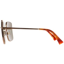 Miu Miu Square^Sunglasses MU51YS 7OE01T Antique Gold Dark Brown