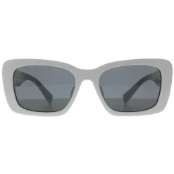 Miu Miu Rectangle^Sunglasses MU07YS 1425S0 White Dark Grey