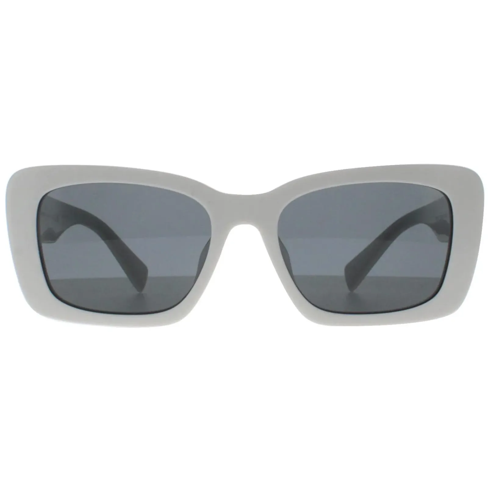 Miu Miu Rectangle^Sunglasses MU07YS 1425S0 White Dark Grey