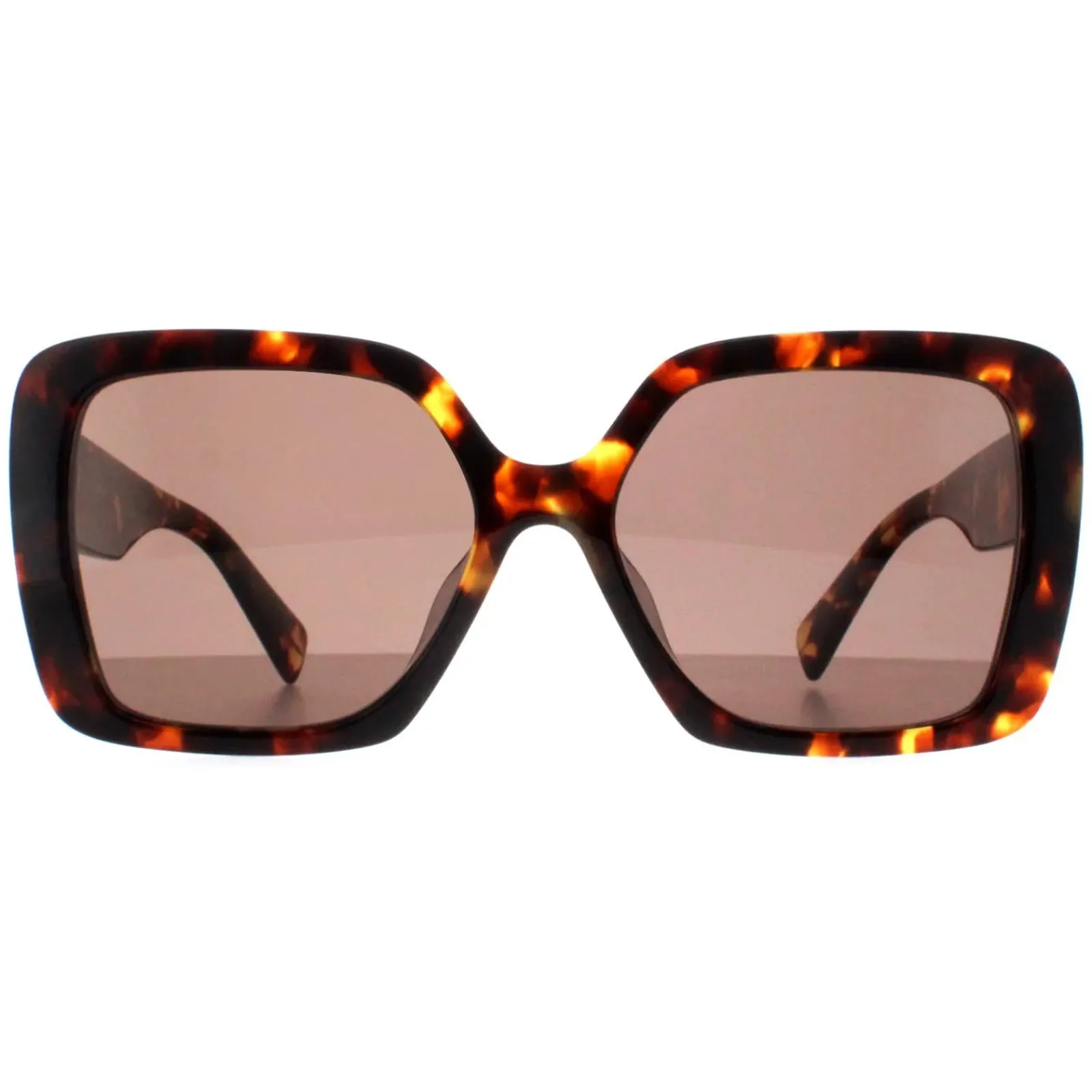 Miu Miu Square^Sunglasses MU10YS VAU06B Honey Havana Dark Brown