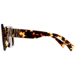 Miu Miu Square^Sunglasses MU10YS VAU06B Honey Havana Dark Brown