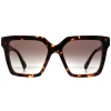Miu Miu Square^Sunglasses MU03YS VAU0A7 Honey Havana Gradient Grey