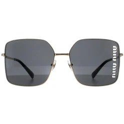 Miu Miu Square^Sunglasses MU51YS ZVN5S0 Pale Gold Dark Grey