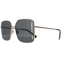 Miu Miu Square^Sunglasses MU51YS ZVN5S0 Pale Gold Dark Grey