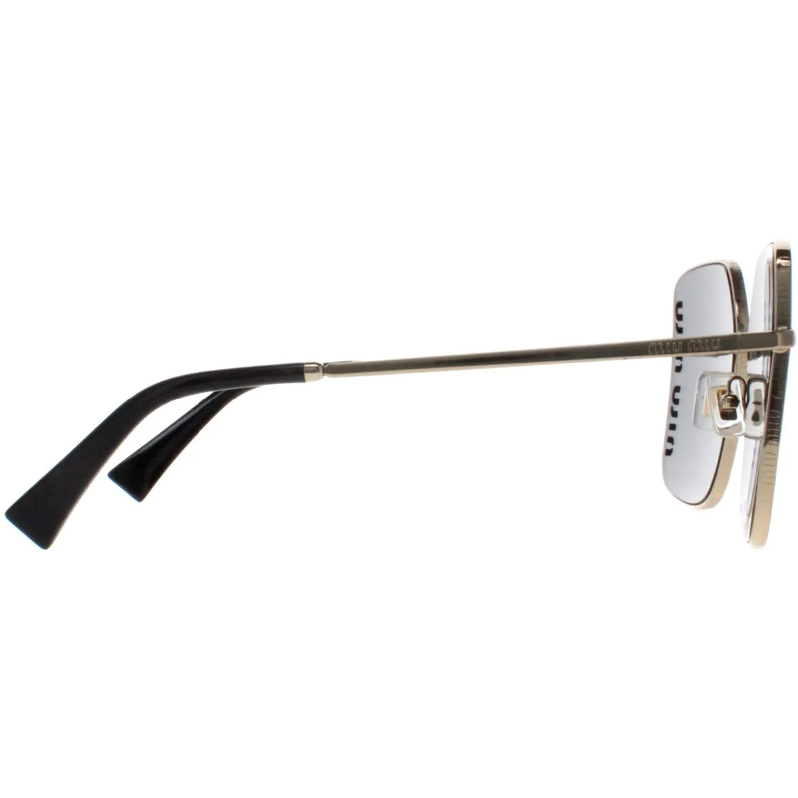 Miu Miu Square^Sunglasses MU51YS ZVN5S0 Pale Gold Dark Grey