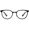 Moncler Round^Glasses Frames ML5034 001 Shiny Black Men