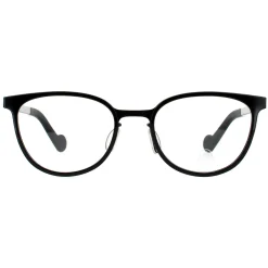 Moncler Round^Glasses Frames ML5034 001 Shiny Black Men