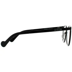 Moncler Round^Glasses Frames ML5034 001 Shiny Black Men